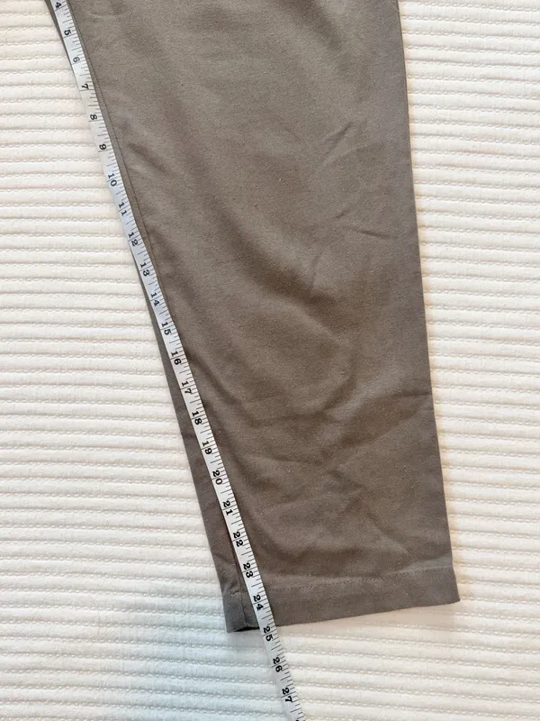 In Loom Linen Blend V-Neck Jumpsuit in Mushroom NWT - Image 9
