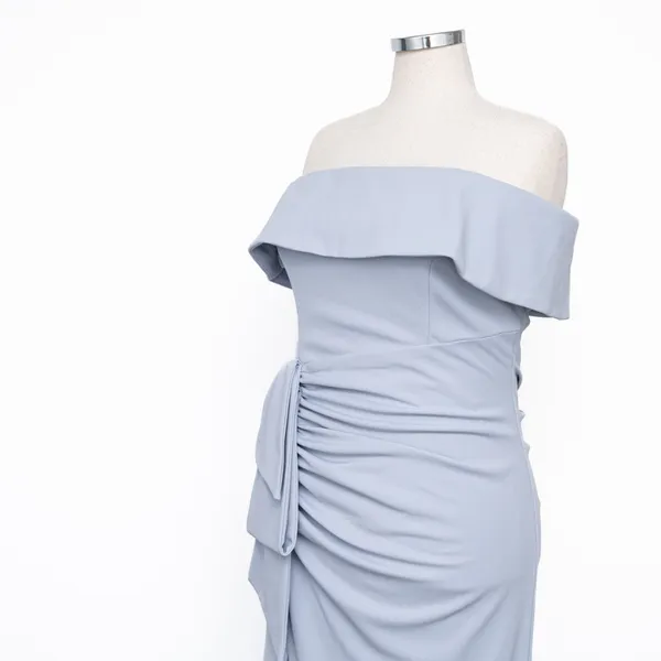 XSCAPE‎ -  Plus Size Off-The-Shoulder Gown Style 3760X - Image 7