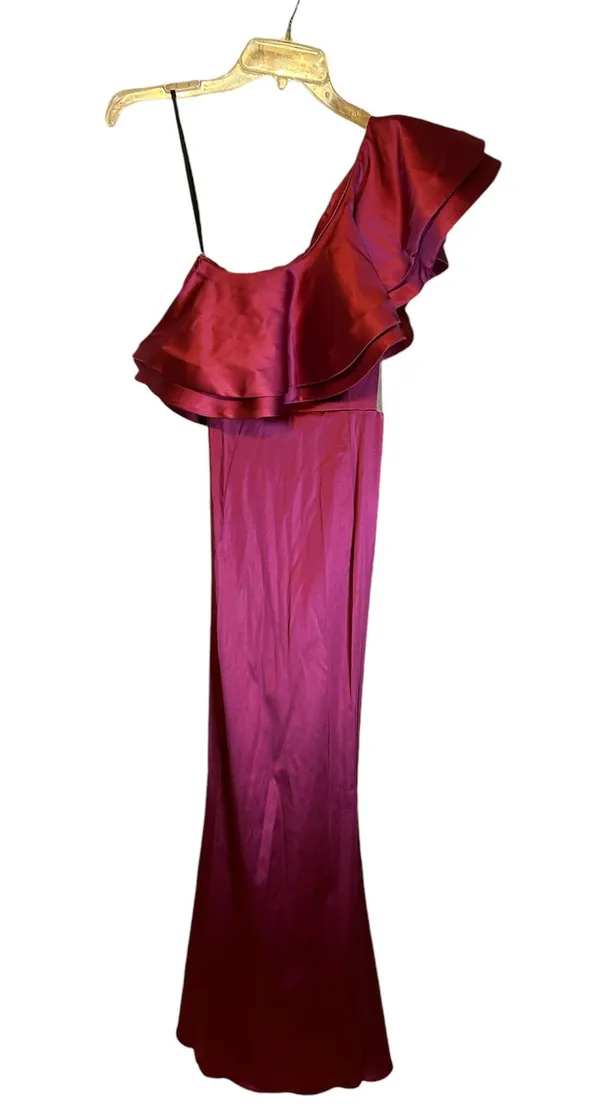 Michael Costello Revolve x Joey gown in Magenta, XS - Image 3