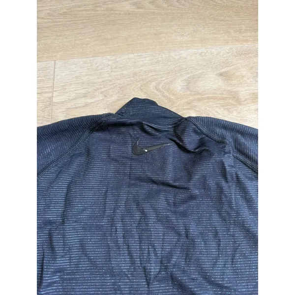 EUC Nike Shirt Womens Size L Long Sleeve Pullover Pro Warm Mock Neck Sparkle Run - Image 8