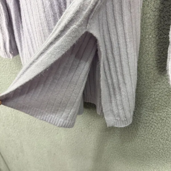 Free People Around The Clock Tunic Sweater Womens XS Purple‎ Oversized Cozy Boho - Image 6