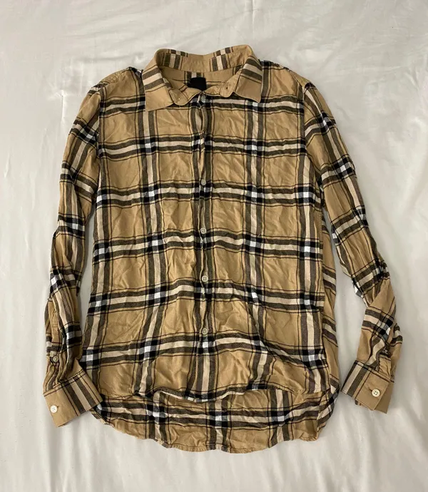 H&M Regular Fit Coupe Flannel - Image 4