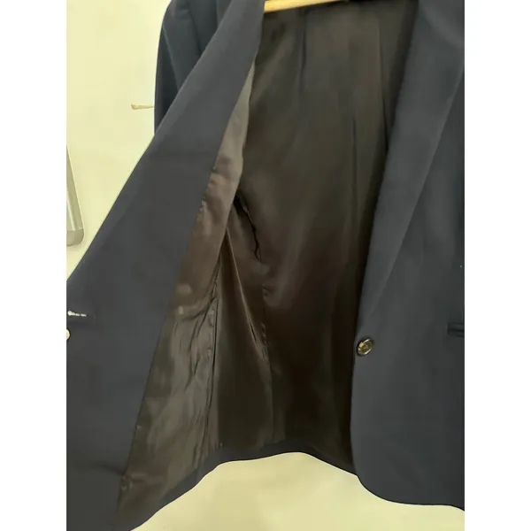 J.Crew Parke Blazer Navy Blue Italian Wool Jacket Womens 2 Business Casual Work - Image 7