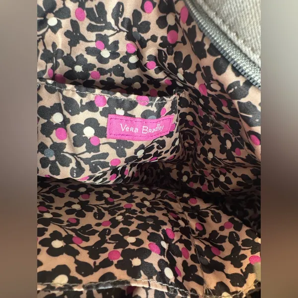Vera Bradley Gray Quilted Tote - Image 11