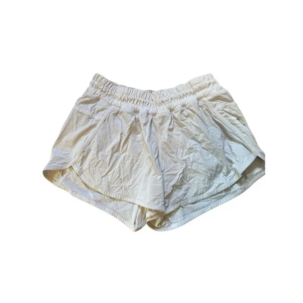 Lululemon Tracker Shorts Low Rise White Size 8 - Image 2