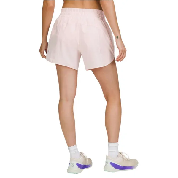 Lululemon Track That Mid-Rise Lined Short 5" Strawberry Milkshake - Image 5