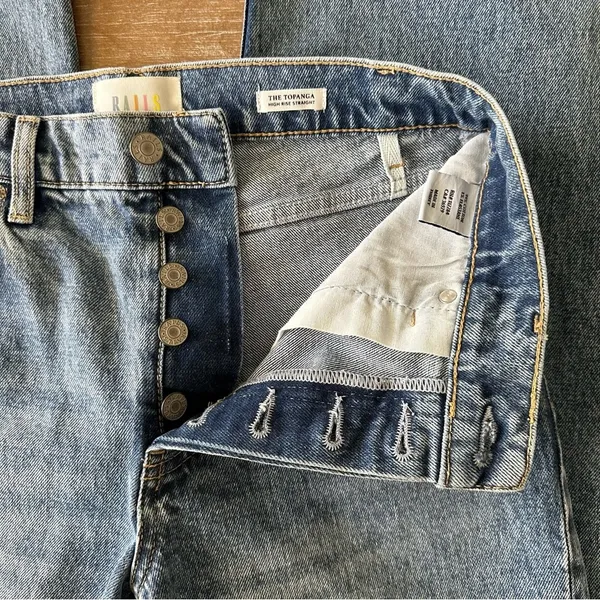 Rails The Topanga High Rise Straight Distressed Jeans - Image 9