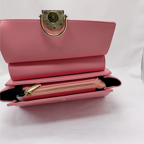 Womens Satchel Handbag Pink Quiet Luxury Coquette Office Chic Wedding Party - Image 9