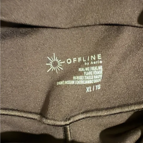 Aerie Brown Crossover Leggings - Image 3