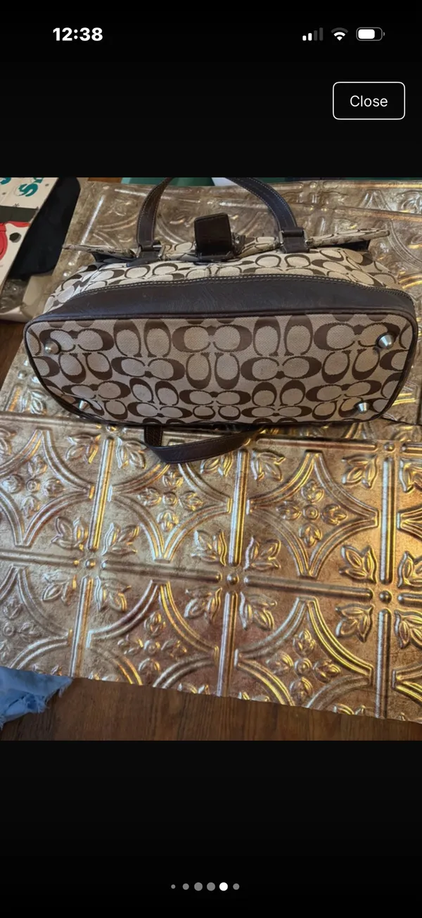 Vintage Coach Hampton Signature Y2K Bag - Image 11