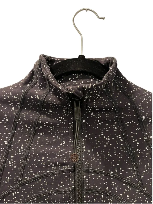 Lululemon Define Jacket Magnetized Jacquard Black White Speckled Luon Size 2 - Image 3