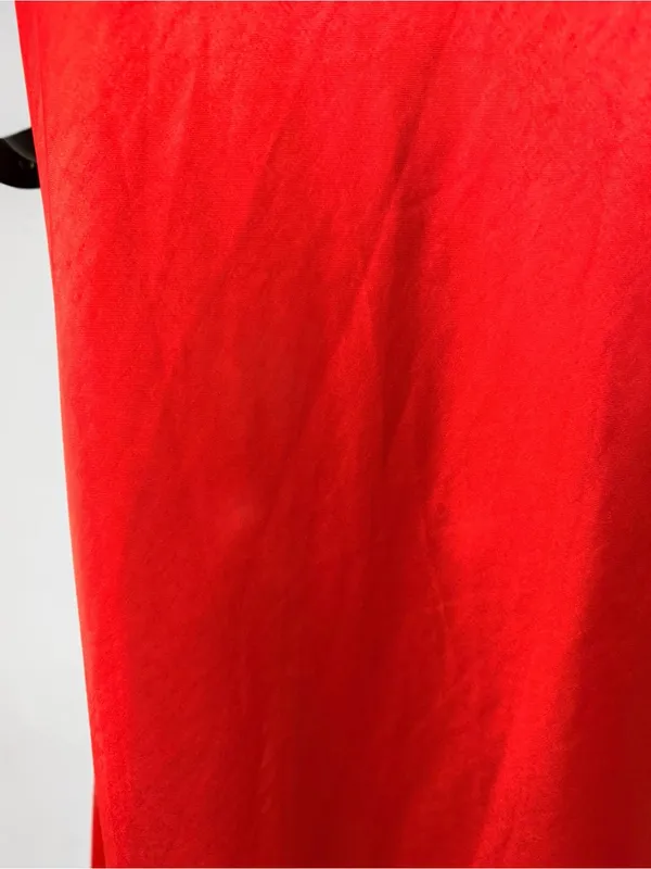 Superdown- Calla Red Satin Maxi Skirt - Image 7
