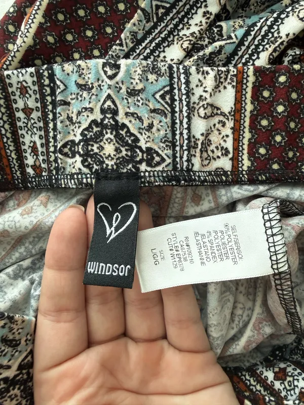 Windsor Paisley Knit Flare Pants - Image 4