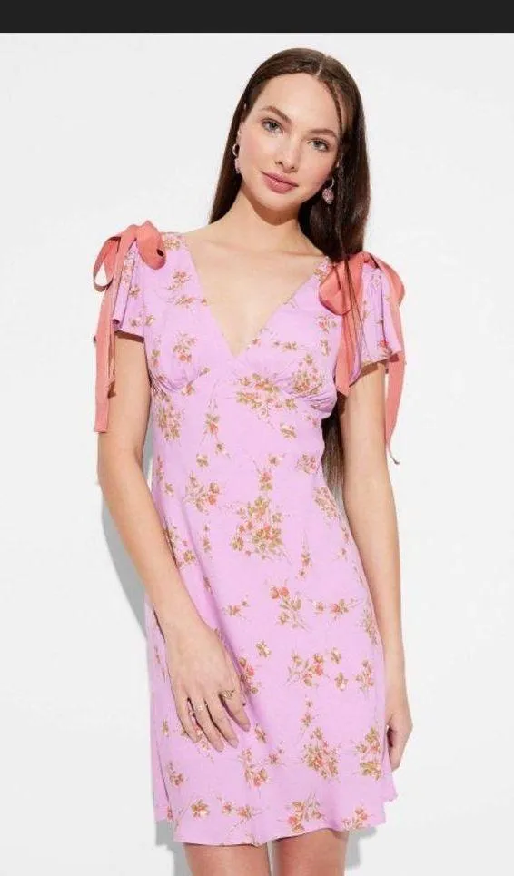 Wild Fable Pink Dress Floral - Image 4