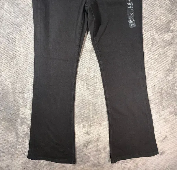 Aeropostale Size 6 Black High Rise Flare Stretch Jeans Non Ripped NEW Comfort - Image 4