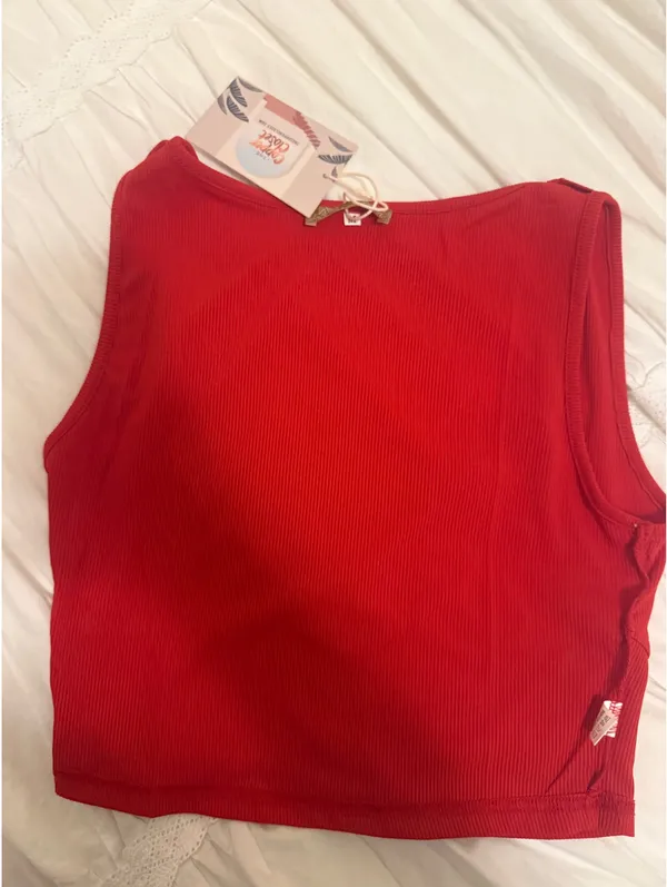 The Copper Closet Red crop top - Image 2