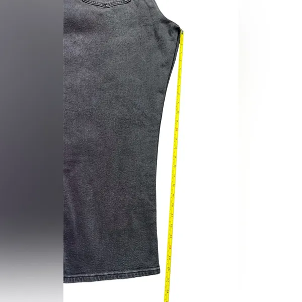 Levi’s NWT Ribcage Straight Ankle Jeans Black High Rise Denim Size 32 - Image 11