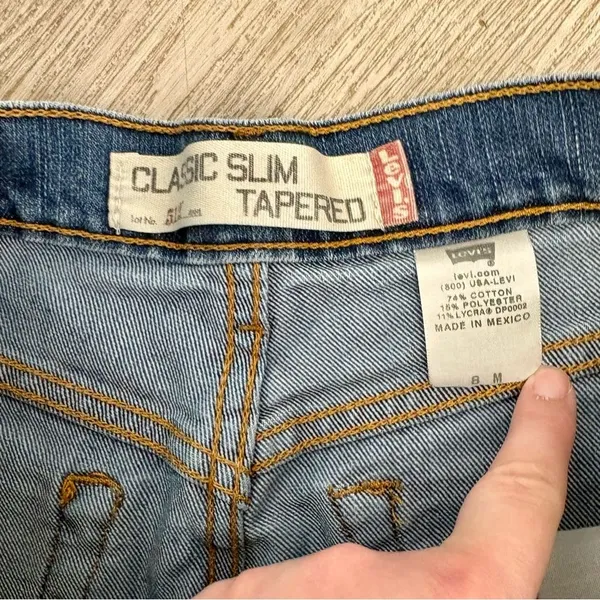 Levis Classic Slim Tapered Jeans G4 - Image 5