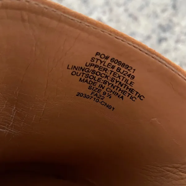 J.Crew Braided Clog Mules Tan Suede Wood‎ Platform Studded BJ249 Mens 9.5 NWOB - Image 8