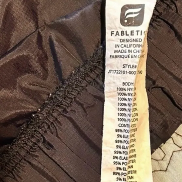 Fabletics Ziva Quarter Zip Windbreaker Jacket Kangaroo Pocket Black Sz M💛 - Image 9