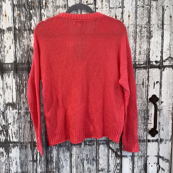 American eagle chunky knit button front pink sweater - Image 6