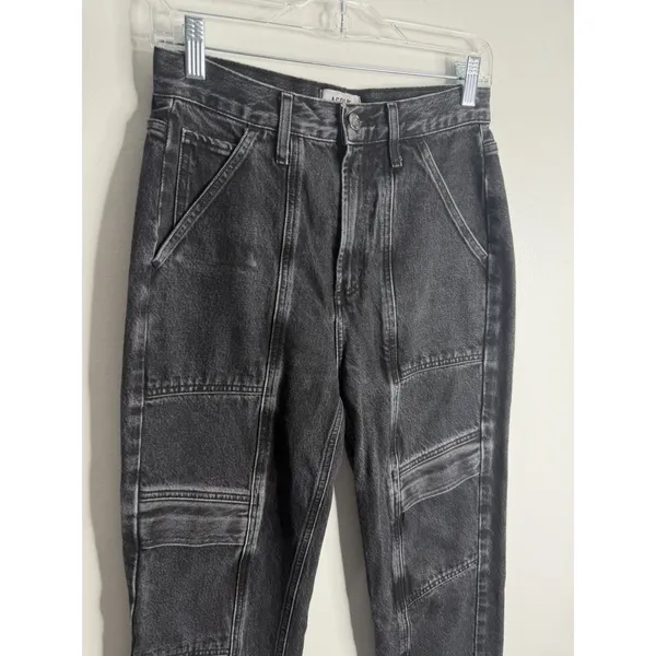 AGOLDE Cooper Cargo Straight Jean Faded Black Size‎ 25 Edgy Modern Classic - Image 9