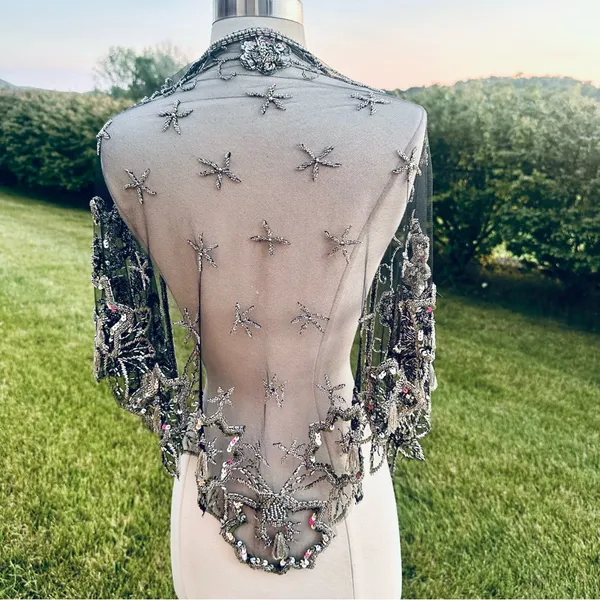 Vintage Beaded Cape - Image 2