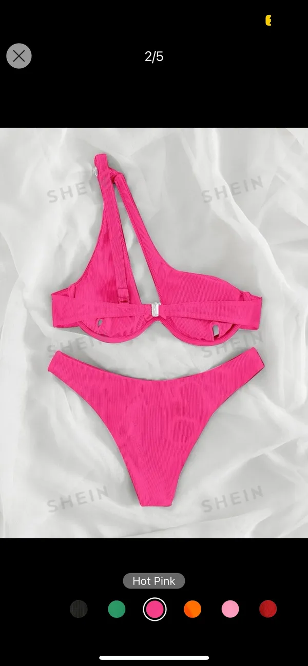 SheIn One Shoulder Bikini - Image 4