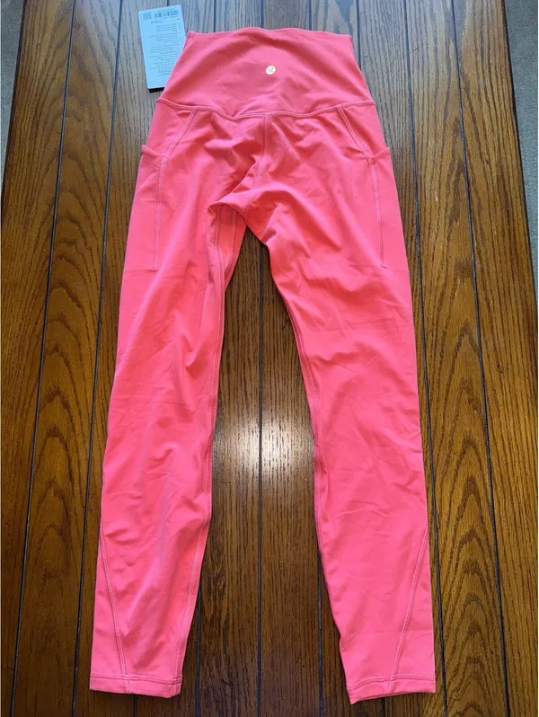 Lululemon Align With Pockets High-Rise 25” Pale Raspberry Size 4 NWT - Image 4