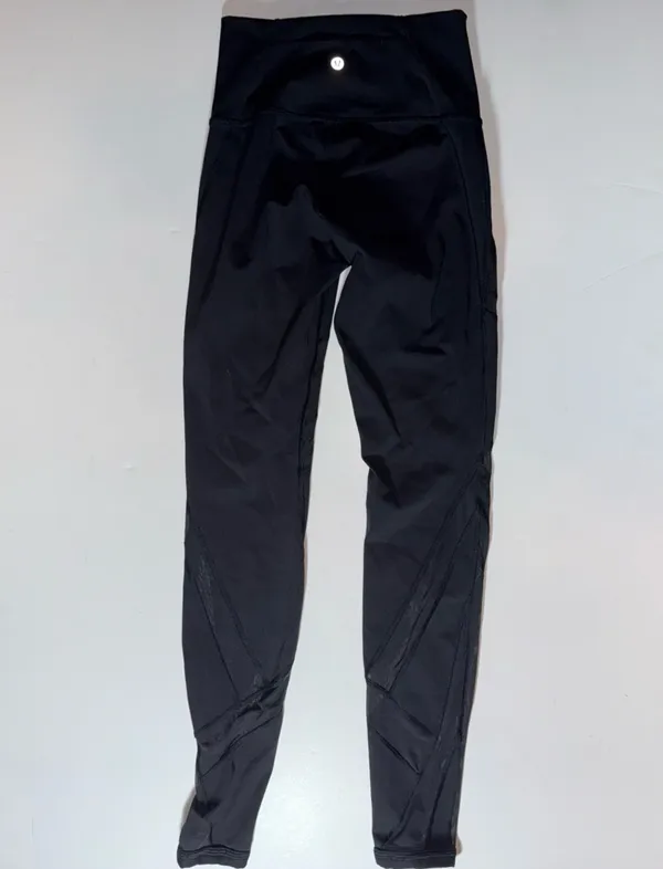 Lululemon black mesh leggings  - Image 5