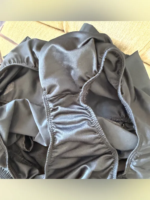 Nike‎ Dri-FIT Women’s Black Running Shorts Brief Lined Size Large - Image 7