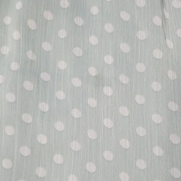 FreeBird sleeveless polka dot vneck mint green mini dress sz Medium - Image 4