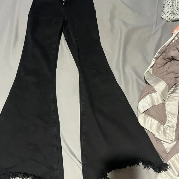 Insane Gene- Revival Black High Rise Super‎ Flare size 0 - Image 7