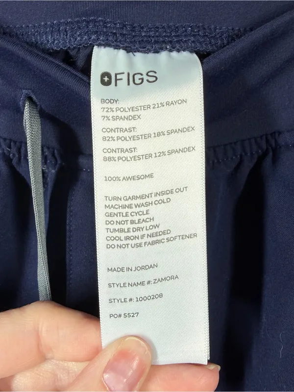 Figs Dark Blue Zamora Jogger Scrub Pants - Image 2