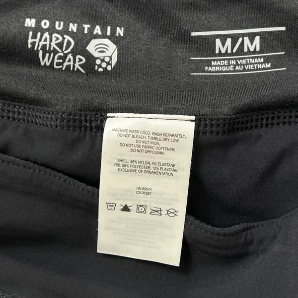 Mountain Hardwear Dynama Skirt Womens Medium Black‎ Hiking Skort Built-In Shorts - Image 3