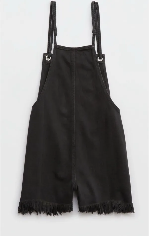 Aerie black overall shorts - Image 2
