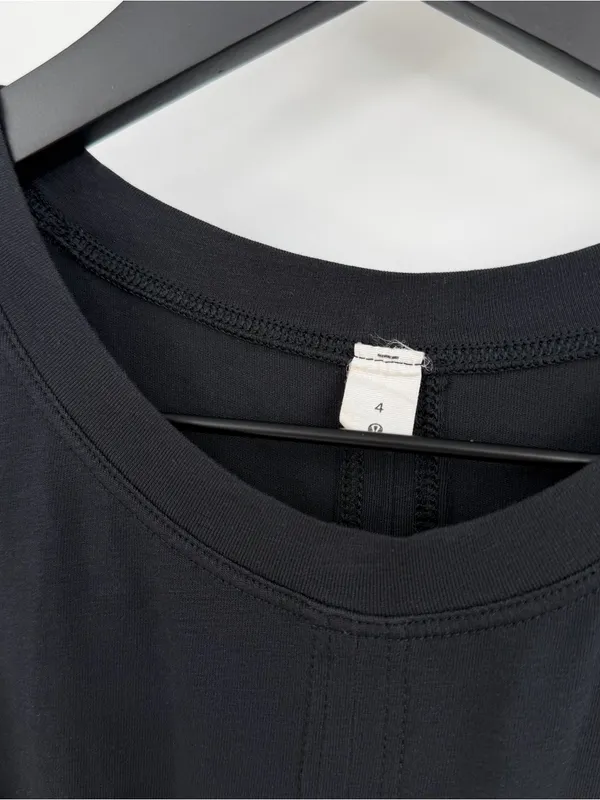 LULULEMON Tie Front Tank Top Black 4 - Image 3