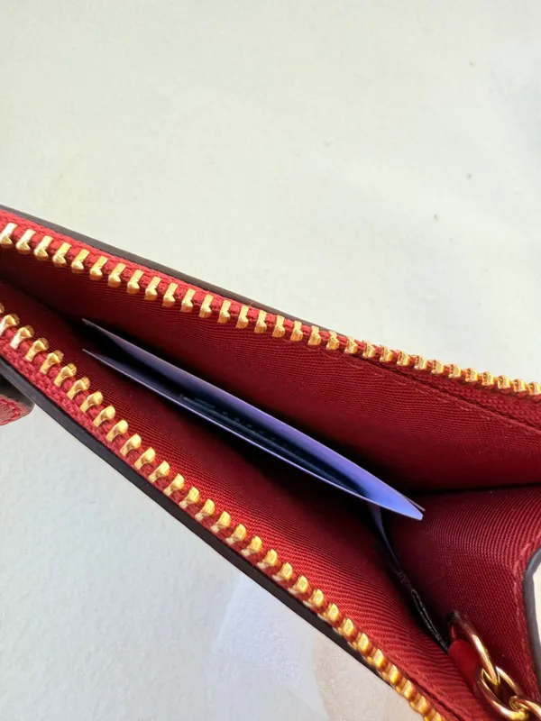 coach Mini Skinny Id Case In Signature Canvas cw870 - Image 6