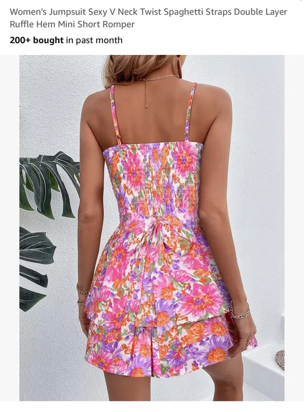 Amazon Floral Romper - Image 2