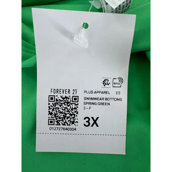 Forever 21 Plus 3X Spring Green Tie Side Bikini Bottoms NWT Swimwear - Image 7
