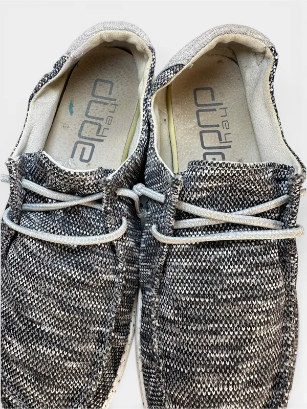 Hey Dude Wendy Sox Women’s Shoes Dark Grey US 9 - Image 3