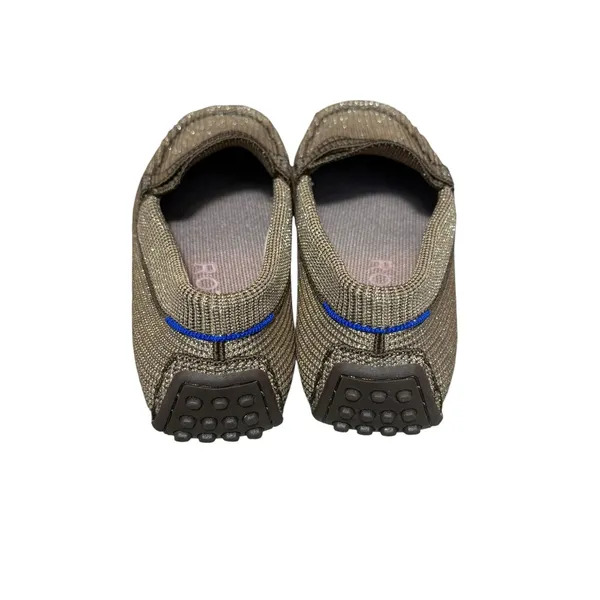 Rothy’s The Driver Metallic Gold Bronze Knit Loafers Women’s 7 Washable - Image 3