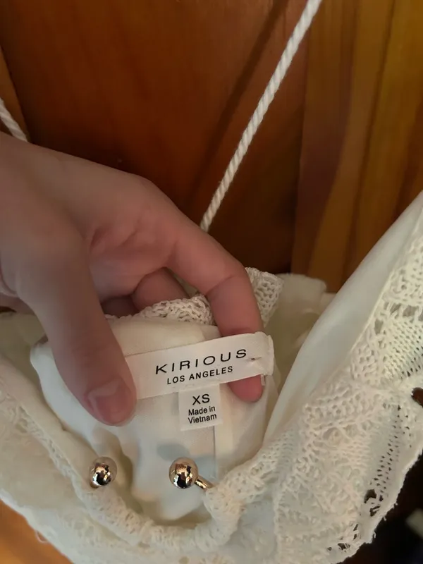 Kirious white crochet mini dress - Image 5