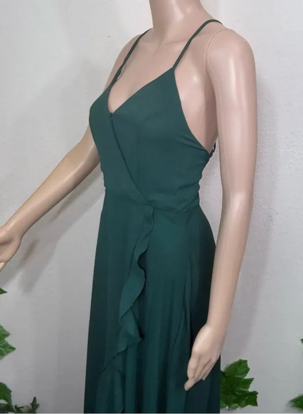 Elegant Green Sleeveless Dress NWOT - Image 8