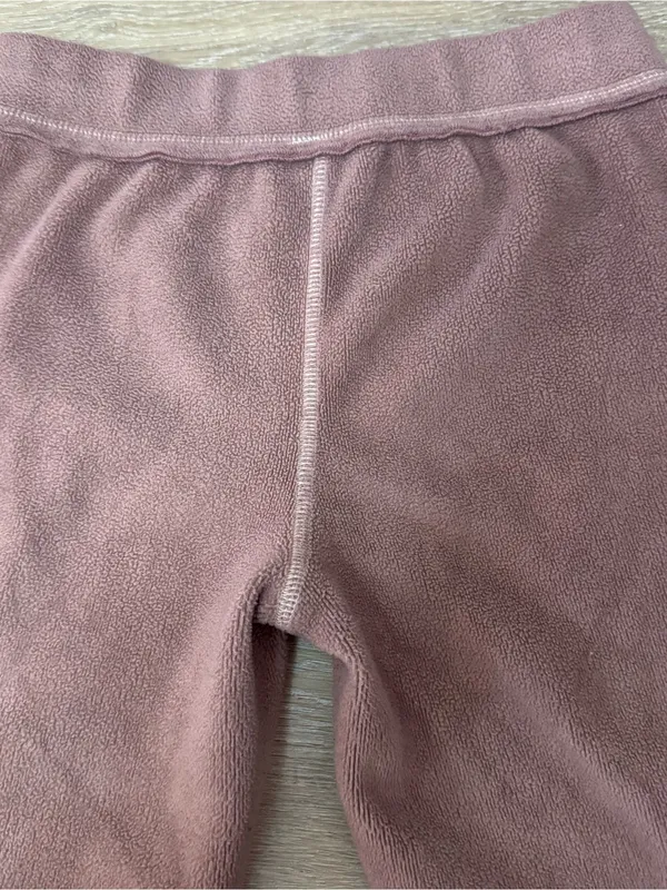 Out From Under Urban Outfitters Mauve Dusty Rose Flared Fleece Pants - Image 6