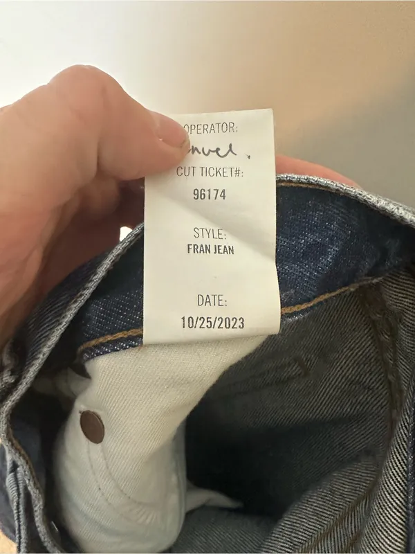NWOT Agolde Fran high waist jean 27 - Image 6
