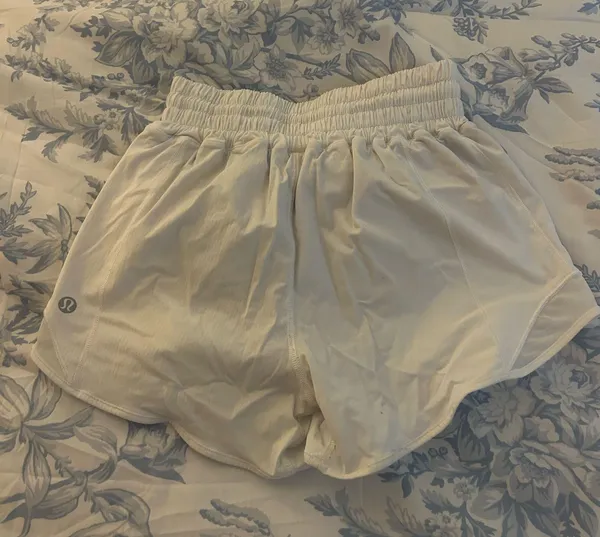 White Hottie Hot Lululemon Shorts 4" - Image 2