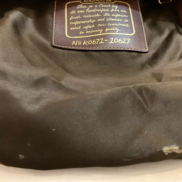 COACH SIGNATURE HOBO STYLE TOTE no 10627 shoulderbag satchel - Image 7