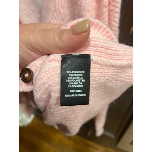 Torrid pink Cardigan woman's size 1 1XL nwot‎ - Image 6