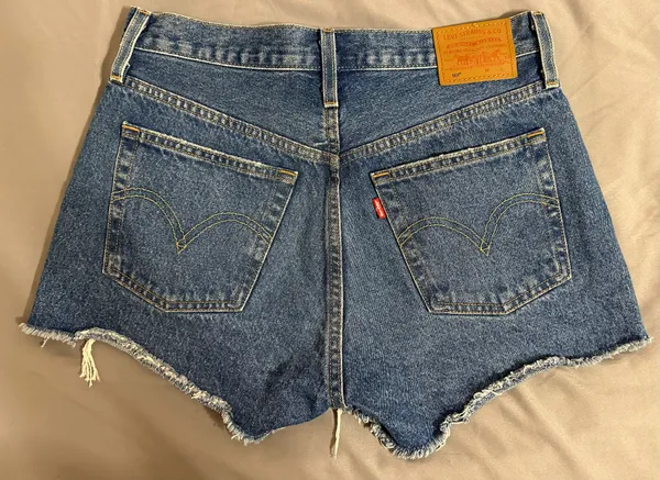 Levi's 501 Denim Shorts - Image 2